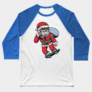 Skate santa Baseball T-Shirt